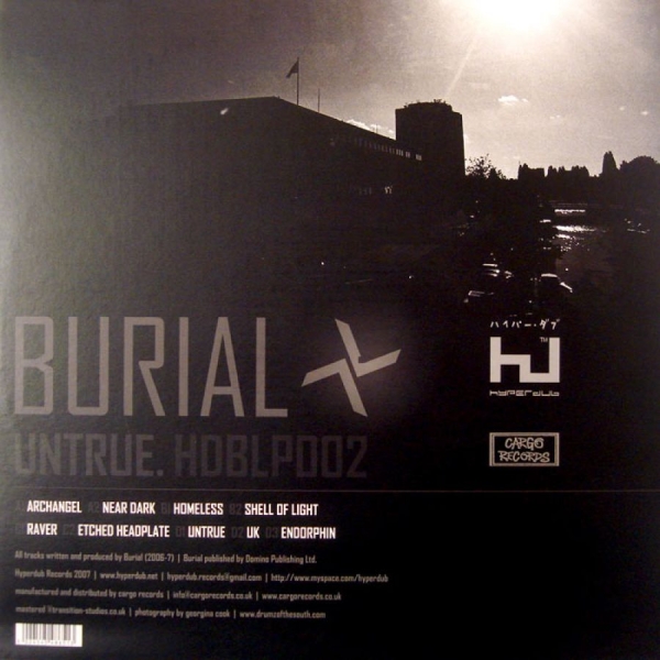 Burial - Untrue in der Gruppe VINYL / Rock bei Bengans Skivbutik AB (483980)