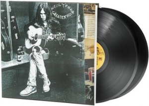 Neil Young - Greatest Hits (2LP + Bonus Vinyl Single) in der Gruppe Minishops / Neil Young bei Bengans Skivbutik AB (484080)