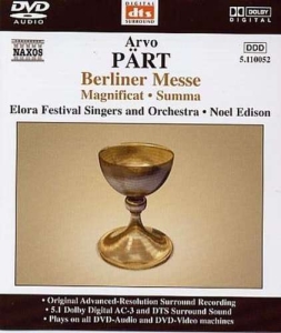 Pärt Arvo - Berliner Messe in der Gruppe Musik-DVD & Bluray bei Bengans Skivbutik AB (490028)