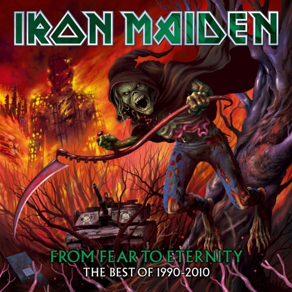 Iron Maiden - From Fear To Eternity: The Best of 1990-2010 (3LP) in der Gruppe VINYL / Rock bei Bengans Skivbutik AB (494770)