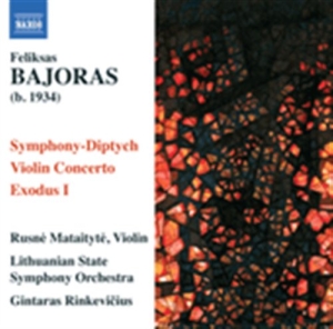 Bajoras - Symphony-Diptych in der Gruppe Externt_Lager / Naxoslager bei Bengans Skivbutik AB (500453)