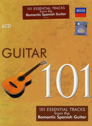 Blandade Artister - 101 Guitar - 6Cd in der Gruppe CD / Klassiskt bei Bengans Skivbutik AB (500614)