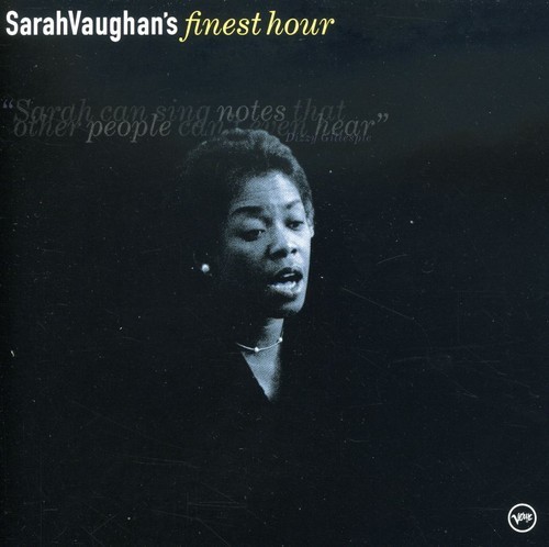 Sarah Vaughan - Finest Hour in der Gruppe CD / Jazz/Blues bei Bengans Skivbutik AB (500665)