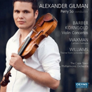 Barber / Korngold - Violin Concertos in der Gruppe Externt_Lager / Naxoslager bei Bengans Skivbutik AB (501066)