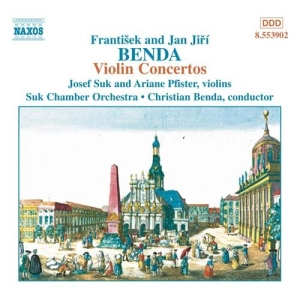Benda J/Benda F - Benda/Benda Violin Concertos in der Gruppe CD bei Bengans Skivbutik AB (501160)