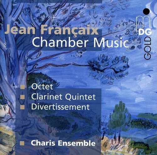 Francaix - Works with clarinet Divertissement mm in der Gruppe CD bei Bengans Skivbutik AB (501192)