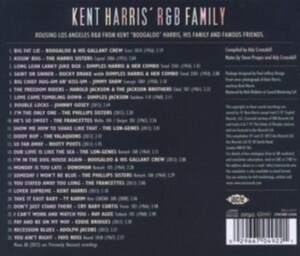 Various Artists - Kent Harris' R&B Family in der Gruppe CD / Pop-Rock,RnB-Soul bei Bengans Skivbutik AB (501599)