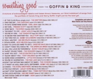 Various Artists - Something Good From The Goffin & Ki in der Gruppe CD / Pop-Rock bei Bengans Skivbutik AB (501600)
