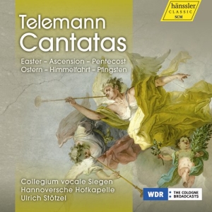 Telemann - Cantatas in der Gruppe Externt_Lager / Naxoslager bei Bengans Skivbutik AB (502318)