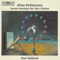 Pettersson Allan - 7 Sonatas For Two Violins in der Gruppe CD bei Bengans Skivbutik AB (502904)