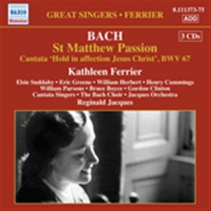 Bach - St Matthew Passion in der Gruppe CD bei Bengans Skivbutik AB (502966)