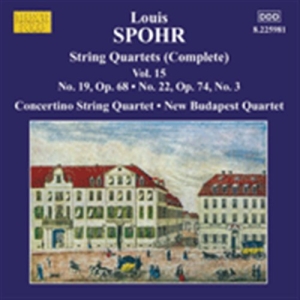 Spohr - Quartets Nos 19 And 22 in der Gruppe CD bei Bengans Skivbutik AB (502977)