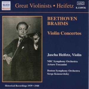 Beethoven/Brahms - Violin Concertos in der Gruppe Externt_Lager / Naxoslager bei Bengans Skivbutik AB (503632)