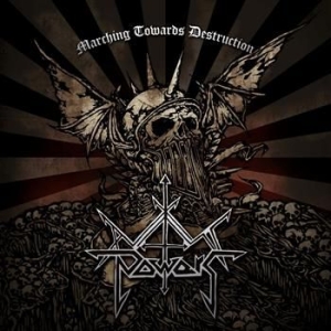 Axis Powers - Marching Towards Destruction in der Gruppe CD / Hårdrock/ Heavy metal bei Bengans Skivbutik AB (503813)