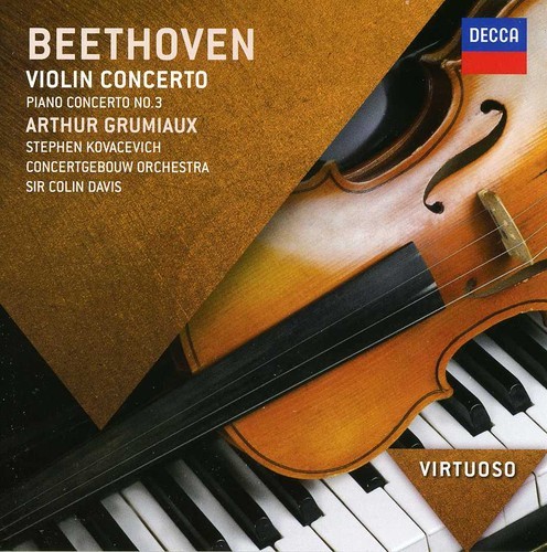 Beethoven - Pianokonsert 3 & Violinkonsert in der Gruppe CD / Bestseller bei Bengans Skivbutik AB (503896)