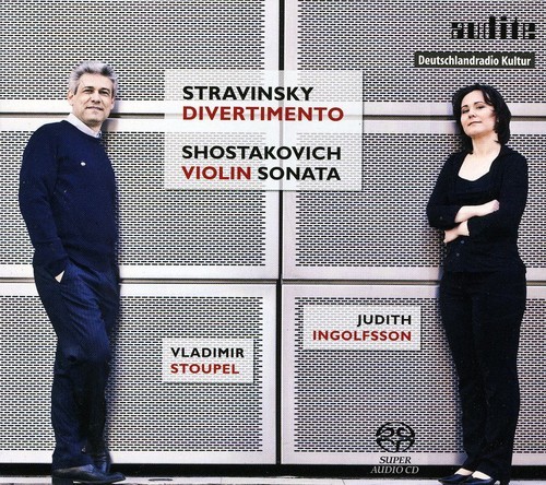 Stravinsky - Shostakovich /Stoupel - Ing - Divertimento - Violin sonata in der Gruppe CD / Klassiskt bei Bengans Skivbutik AB (504324)