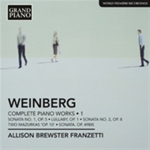 Weinberg - Complete Piano Works Vol 1 in der Gruppe Externt_Lager / Naxoslager bei Bengans Skivbutik AB (504383)