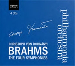 Brahms - The Four Symphonies in der Gruppe Externt_Lager / Naxoslager bei Bengans Skivbutik AB (504407)