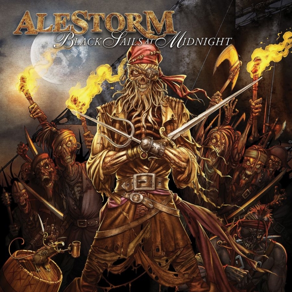 Alestorm - Black Sails At Midnight in der Gruppe CD / Hårdrock/ Heavy metal bei Bengans Skivbutik AB (504542)