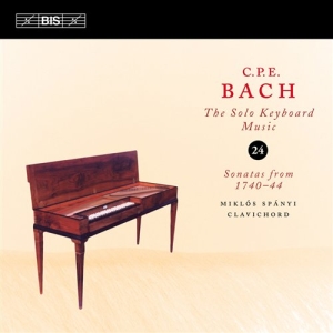 Cpe Bach - Solo Keyboard Music Vol 24 in der Gruppe CD bei Bengans Skivbutik AB (505105)