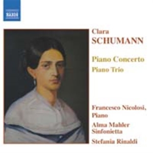 Schumann Clara - Piano Concerto, Piano Trio in der Gruppe Externt_Lager / Naxoslager bei Bengans Skivbutik AB (508004)