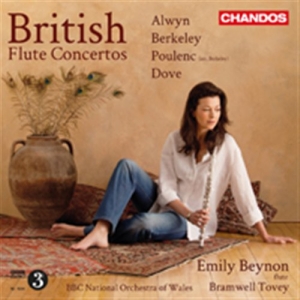 Various Composers - British Flute Concertos in der Gruppe Externt_Lager / Naxoslager bei Bengans Skivbutik AB (508316)