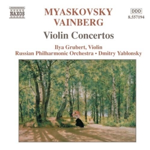 Vainberg/Miaskovsky - Violin Concertos in der Gruppe Externt_Lager / Naxoslager bei Bengans Skivbutik AB (509344)