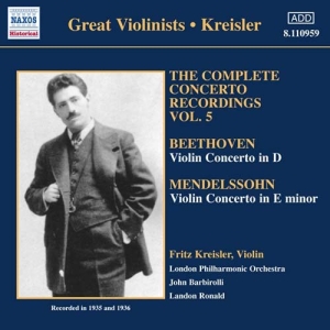 Beethoven/Mendelssohn - Violin Concertos in der Gruppe Externt_Lager / Naxoslager bei Bengans Skivbutik AB (509621)