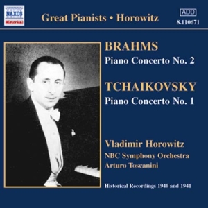 Brahms/Tchaikovsky - Piano Concerto 2 in der Gruppe Externt_Lager / Naxoslager bei Bengans Skivbutik AB (509622)