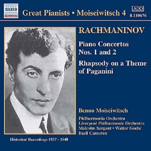 Rachmaninov Sergej - Piano Concertos 1 & 2 in der Gruppe Externt_Lager / Naxoslager bei Bengans Skivbutik AB (509680)