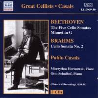 Beethoven/Brahms - Cello Sonatas in der Gruppe Externt_Lager / Naxoslager bei Bengans Skivbutik AB (509682)