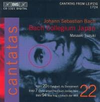 Bach Johann Sebastian - Cantatas Vol 22 in der Gruppe CD bei Bengans Skivbutik AB (510065)
