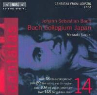Bach Johann Sebastian - Cantatas Vol 14 in der Gruppe CD bei Bengans Skivbutik AB (511154)