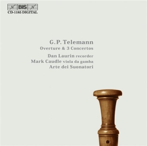 Telemann Georg Philipp - Concertos For Recorder in der Gruppe Externt_Lager / Naxoslager bei Bengans Skivbutik AB (511628)