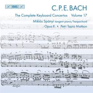 Cpe Bach - Keyboard Concertos Vol 17 in der Gruppe Externt_Lager / Naxoslager bei Bengans Skivbutik AB (511694)