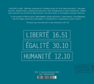 Iskra - Liberte, Egalite, Humanite in der Gruppe CD / Jazz bei Bengans Skivbutik AB (511952)