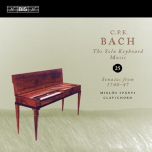 Cpe Bach - Solo Keyboard Music Vol 25 in der Gruppe Externt_Lager / Naxoslager bei Bengans Skivbutik AB (513671)