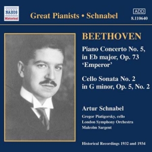 Beethoven Ludwig Van - Piano Concerto 5 in der Gruppe CD / Klassiskt bei Bengans Skivbutik AB (513703)