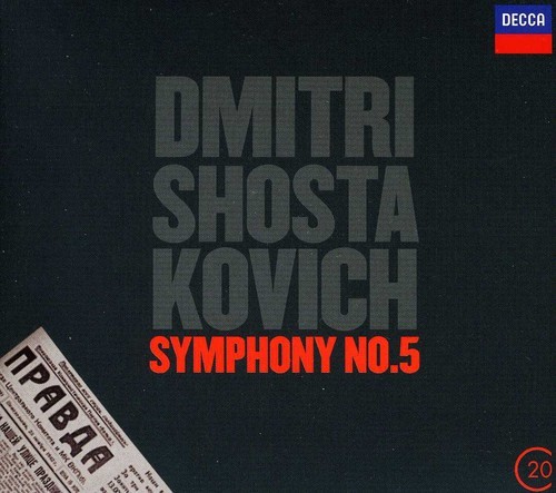 Sjostakovitj - Symfoni 5 + Kammarsymfonin in der Gruppe CD / Klassiskt bei Bengans Skivbutik AB (516075)