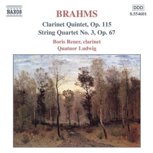 Brahms Johannes - Clarinet Quintet String Quarte in der Gruppe CD bei Bengans Skivbutik AB (516425)