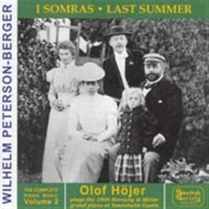 Peterson-Berger Wilhelm - Piano Works Vol 2 in der Gruppe CD bei Bengans Skivbutik AB (517460)