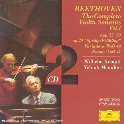 Beethoven - Violinsonater Vol 1 in der Gruppe CD / Klassiskt bei Bengans Skivbutik AB (517680)