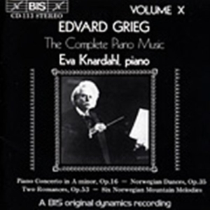 Grieg Edvard - Complete Piano Music Vol 10 in der Gruppe CD bei Bengans Skivbutik AB (518254)