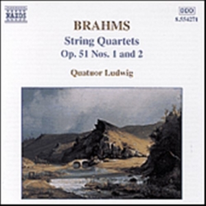 Brahms Johannes - String Quartets in der Gruppe Externt_Lager / Naxoslager bei Bengans Skivbutik AB (518283)