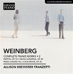 Weinberg - Piano Works Vol 2 in der Gruppe CD bei Bengans Skivbutik AB (518674)