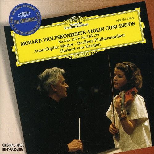 Mozart - Violinkonsert 3 & 5 in der Gruppe CD / Klassiskt bei Bengans Skivbutik AB (518908)
