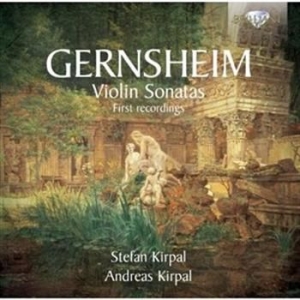 Gernsheim - Violin Sonatas in der Gruppe CD / Klassiskt bei Bengans Skivbutik AB (519780)