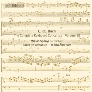 Cpe Bach - Keyboard Concertos Vol 18 in der Gruppe CD / Klassiskt bei Bengans Skivbutik AB (520803)