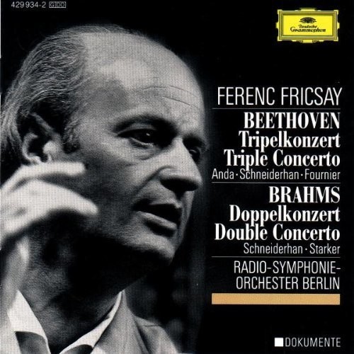 Beethoven/Brahms - Trippelkonsert + Dubbelkonsert in der Gruppe Övrigt / bei Bengans Skivbutik AB (521043)
