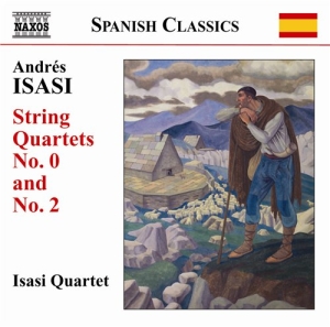 Isasi - String Quartets in der Gruppe Externt_Lager / Naxoslager bei Bengans Skivbutik AB (523560)